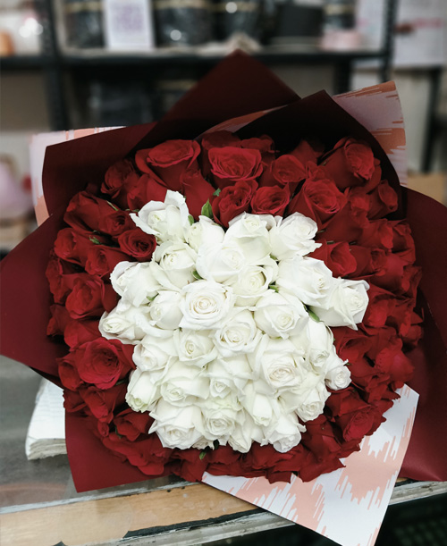 Crimson & Snowfall Elegance