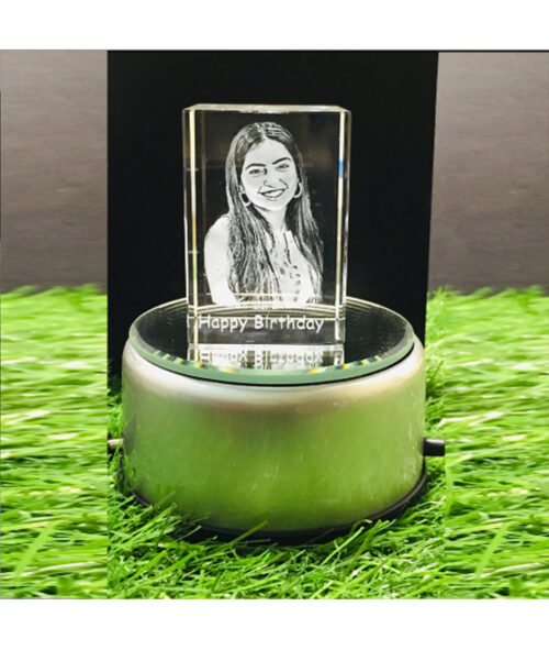 Personalised 3D Crystal Portrait Gift